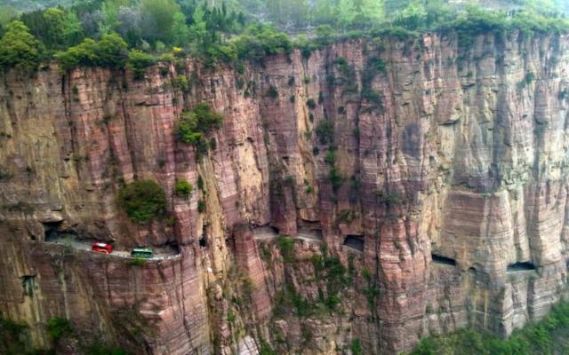 北京出發(fā)南太行掛壁公路自駕游：昆山掛壁公路，郭亮掛壁長(zhǎng)廊4天自駕游